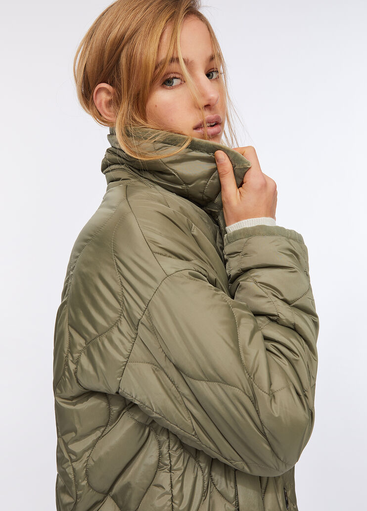Quilted nylon caban asparagus Liu Jo - large image number 4 Quilted nylon caban asparagus Liu Jo - large image number 4