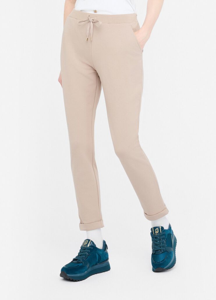 Fleece jogging pants champagne Liu Jo - medium Fleece jogging pants champagne Liu Jo - medium