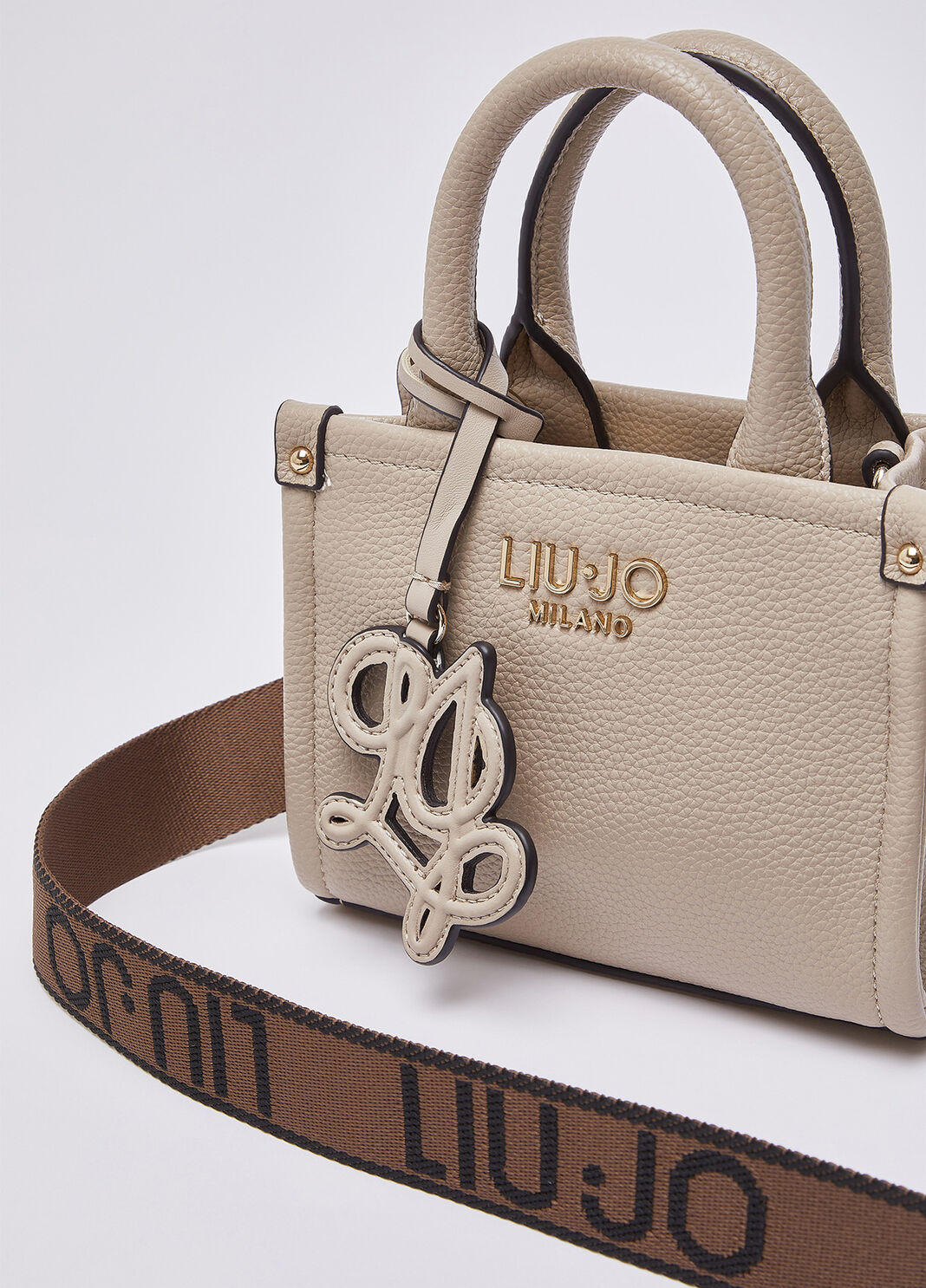 Borsa mini con tracolla jacquard bianco Liu Jo - large image number 5