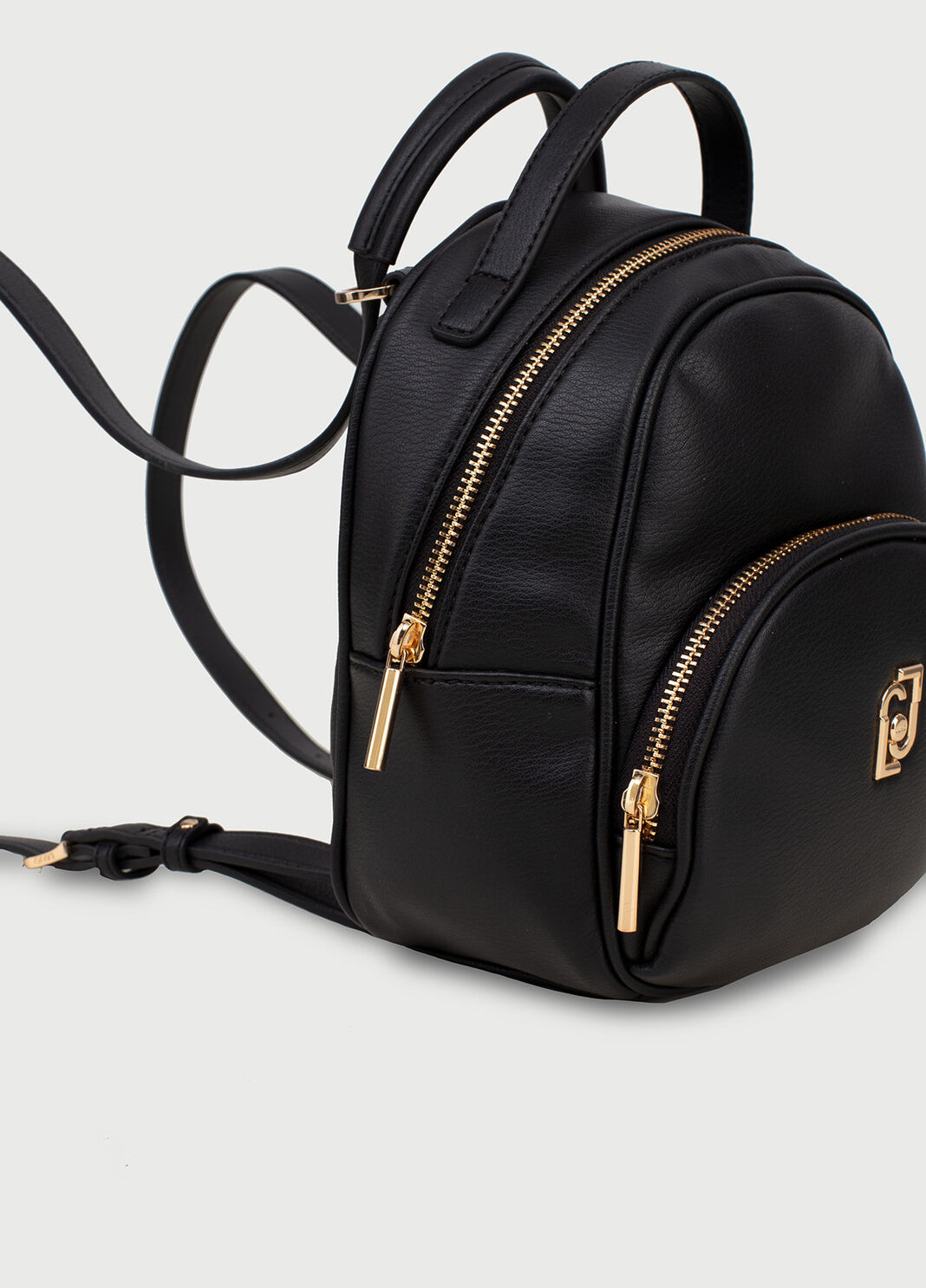 Rucksack with logo Black Liu Jo - large image number 3