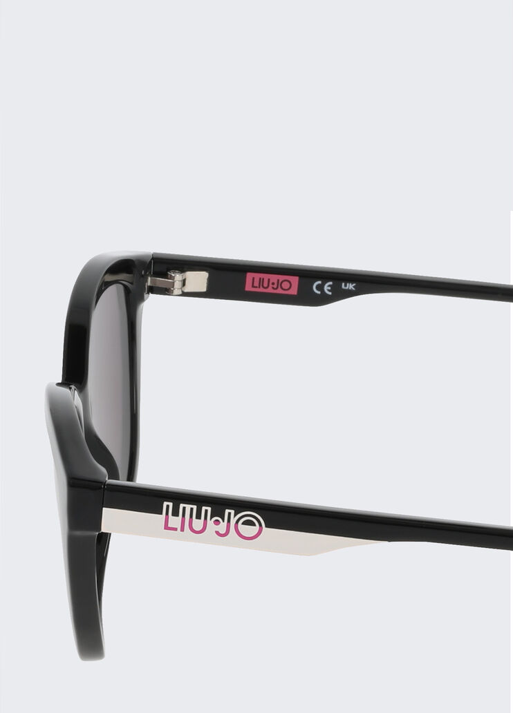 Lunettes de soleil œil-de-chat noir Liu Jo - large image number 2 Lunettes de soleil œil-de-chat noir Liu Jo - large image number 2