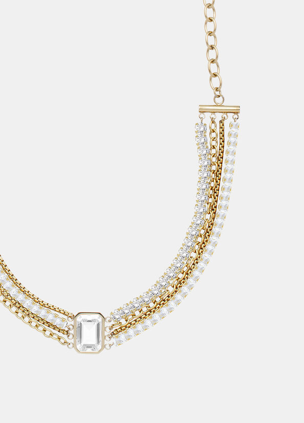 Glass crystal choker gold Liu Jo - large image number 1