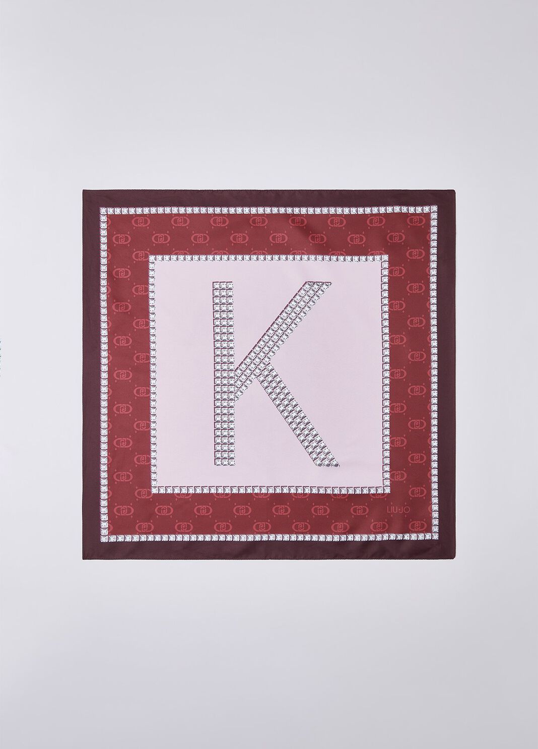Foulard &agrave; motif lettre R rouge Liu Jo - large image number 0