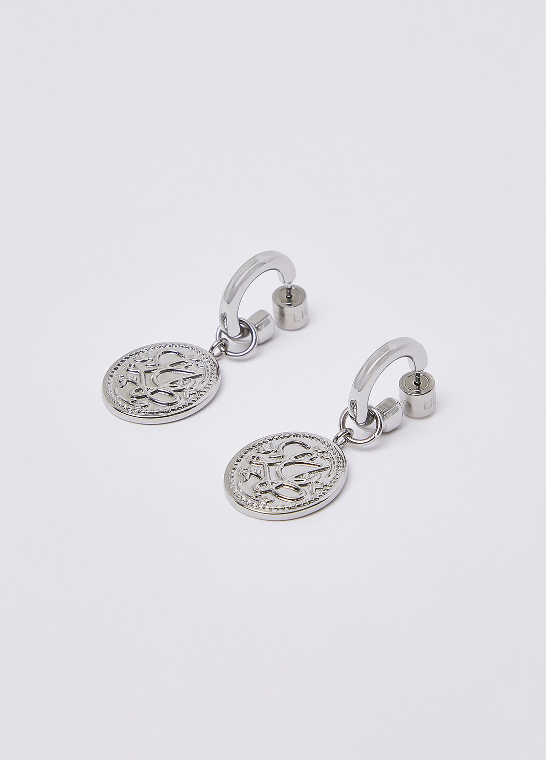 Earrings with medal engraved silver Liu Jo - large image number 1
