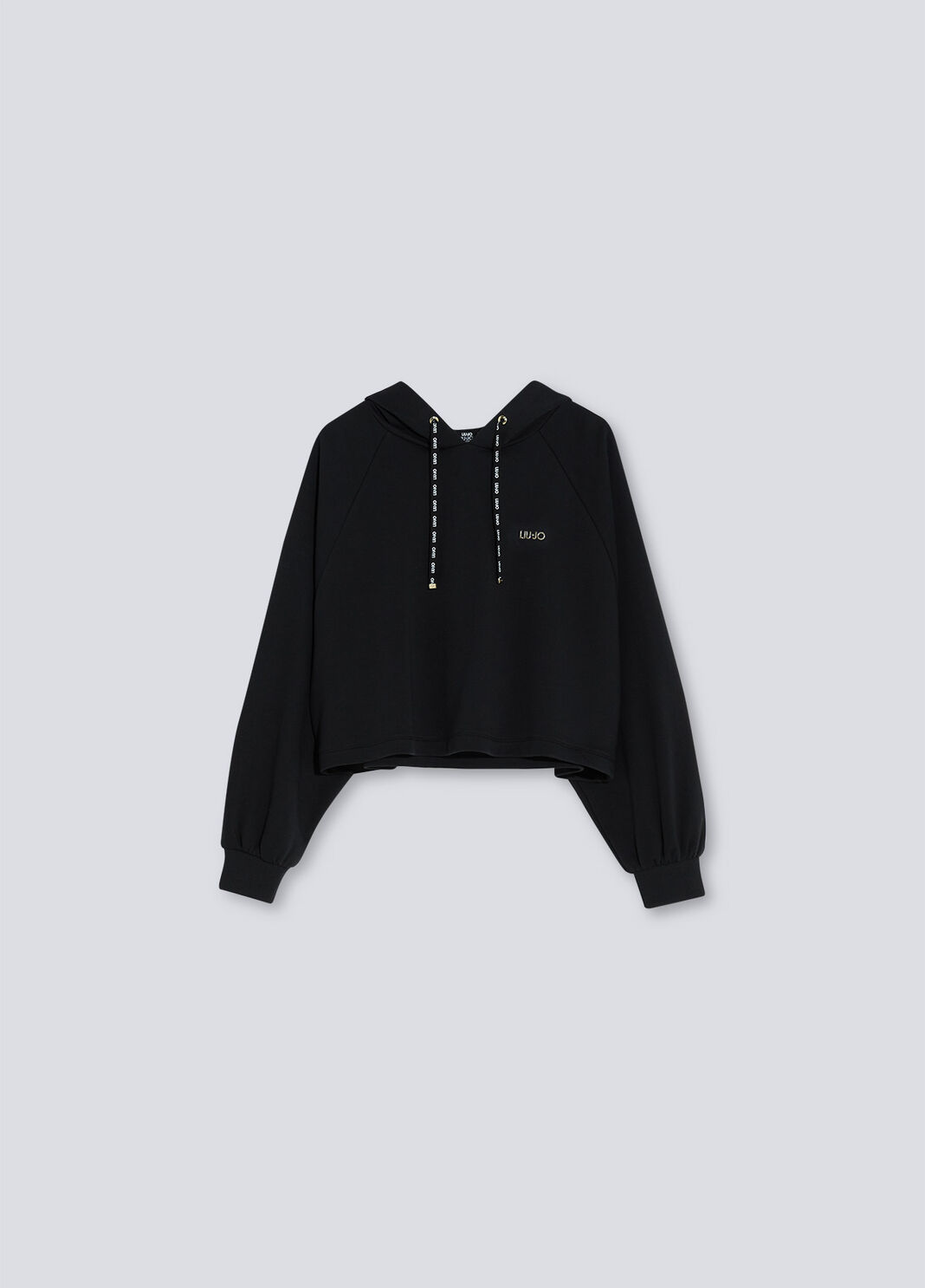 Hooded sweatshirt black Liu Jo - large image number 4