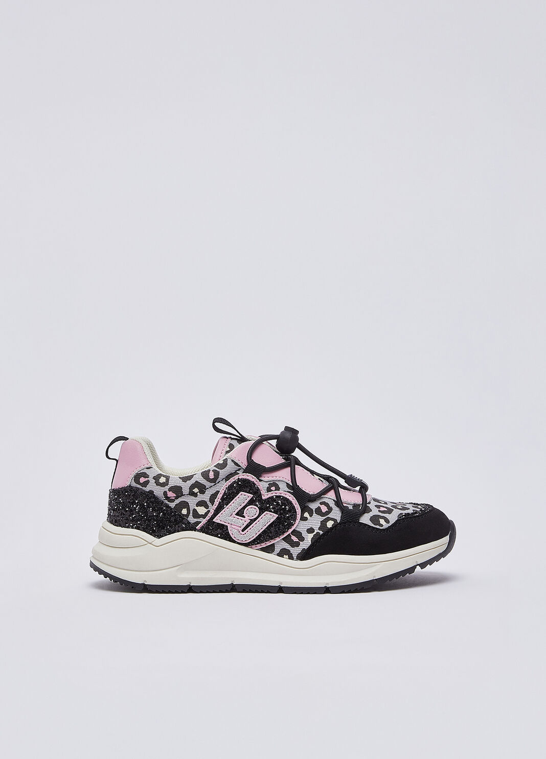 Animal Print Sneakers black/pink Liu Jo - large image number 0