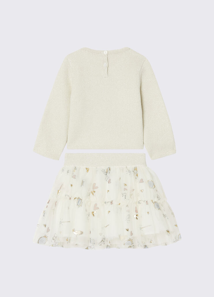 Top und Rock Set Wei&szlig; Liu Jo - medium