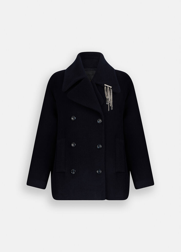 Liu Jo Better Wool Peacoat sea blue Liu Jo - large image number 6