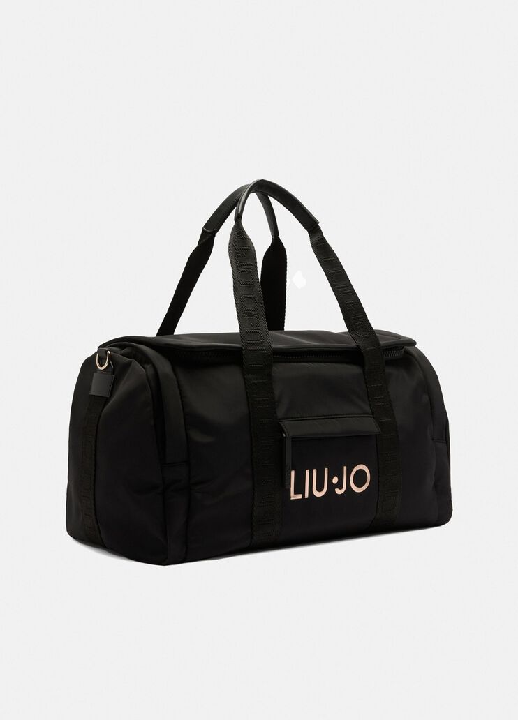 Sporttasche aus Nylon mit Logo Schwarz Liu Jo - large image number 2 Sporttasche aus Nylon mit Logo Schwarz Liu Jo - large image number 2