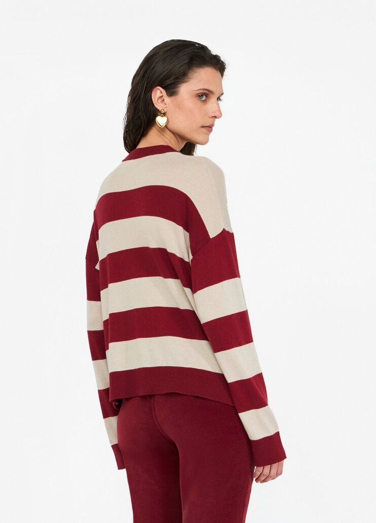 Striped cardigan red Liu Jo - large image number 1