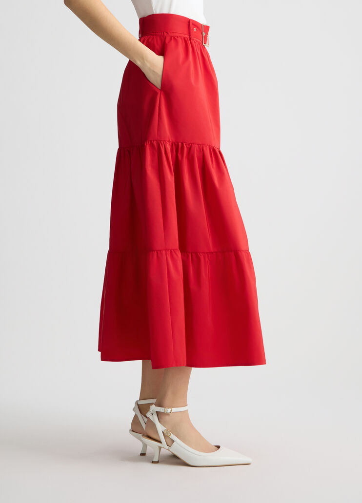 Long red skirt red Liu Jo - large image number 3 Long red skirt red Liu Jo - large image number 3