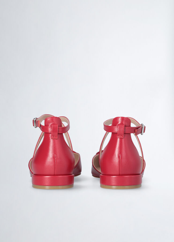 Red ballet flats with maxi-logo red Liu Jo - large image number 6 Red ballet flats with maxi-logo red Liu Jo - large image number 6