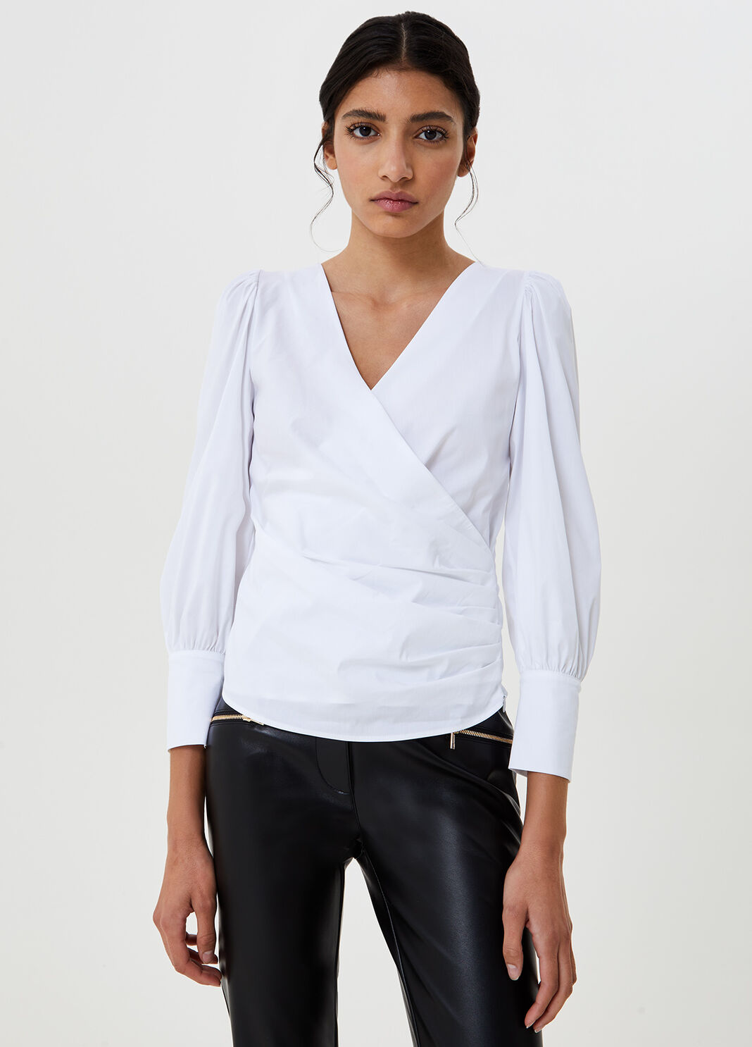 Crossover front blouse White Liu Jo - large image number 0