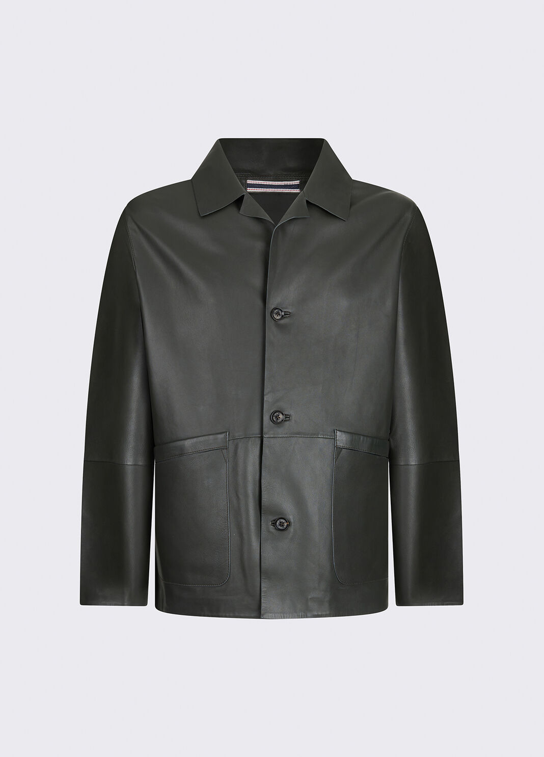 Leather jacket thyme green Liu Jo - large image number 6