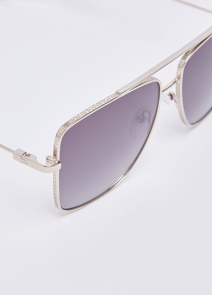 Occhiali da sole aviator oversize nero Liu Jo - medium