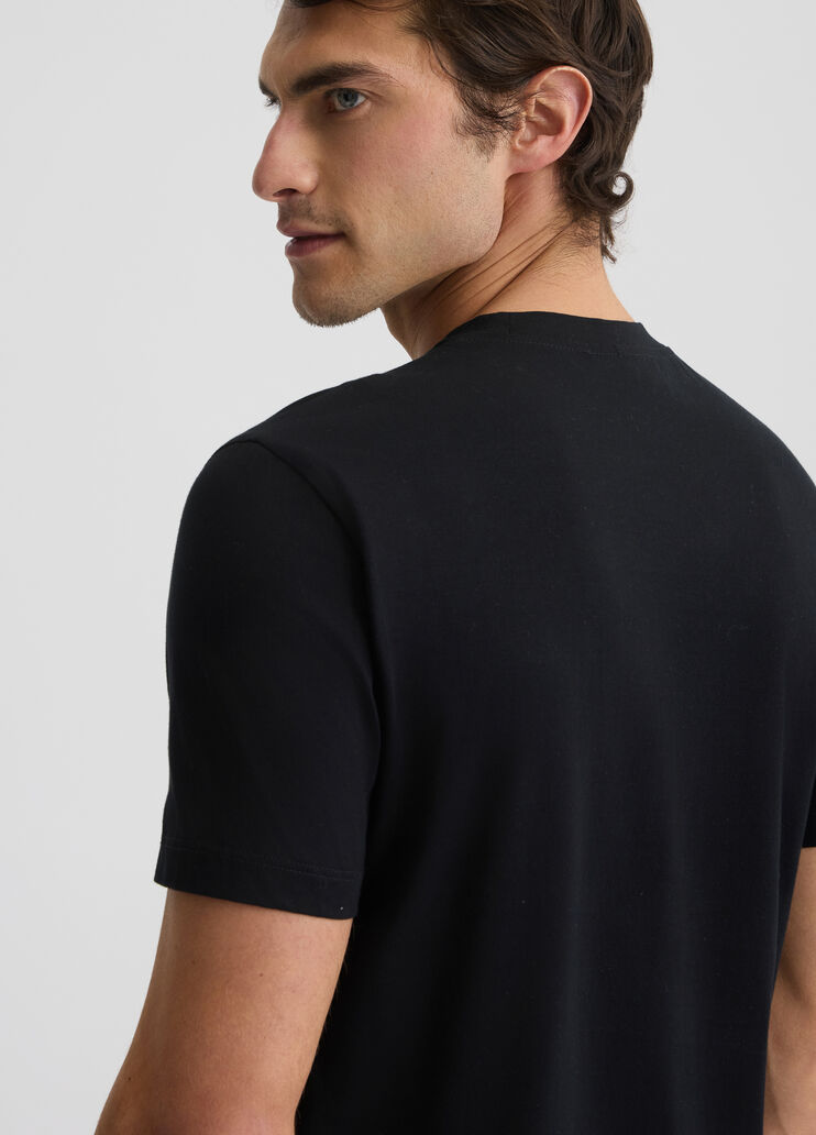 Black t-shirt with logo black Liu Jo - large image number 4 Black t-shirt with logo black Liu Jo - large image number 4