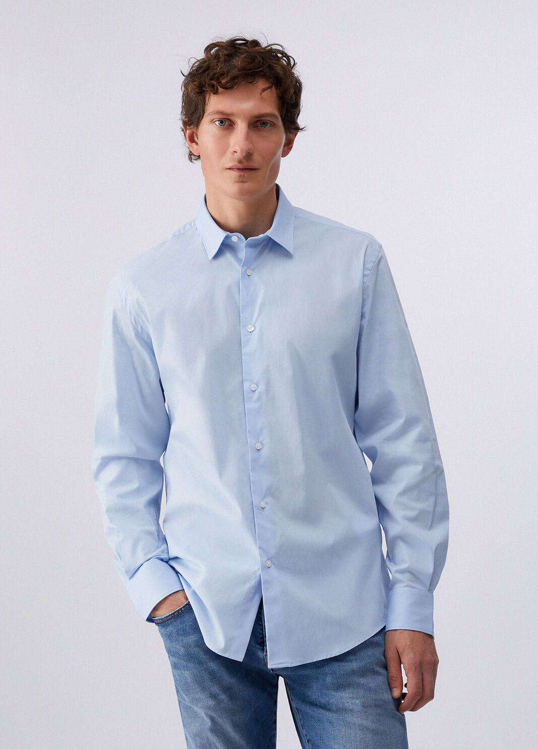 Slim-fit shirt light blue Liu Jo - large image number 0