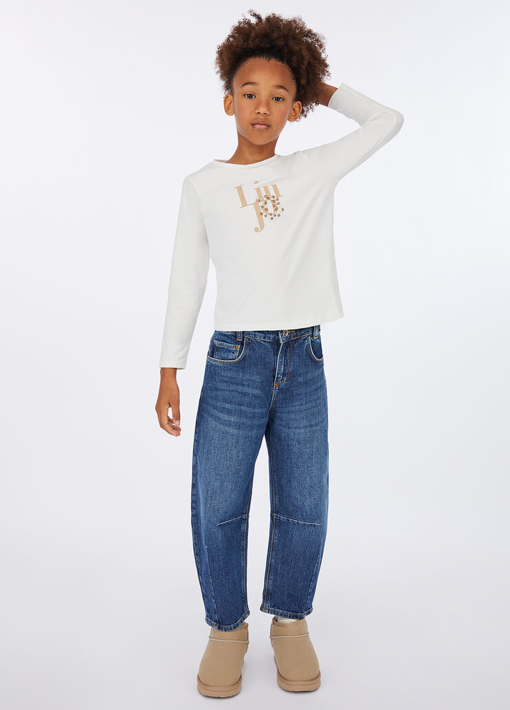 Balloon jeans blue denim Liu Jo - medium Balloon jeans blue denim Liu Jo - medium