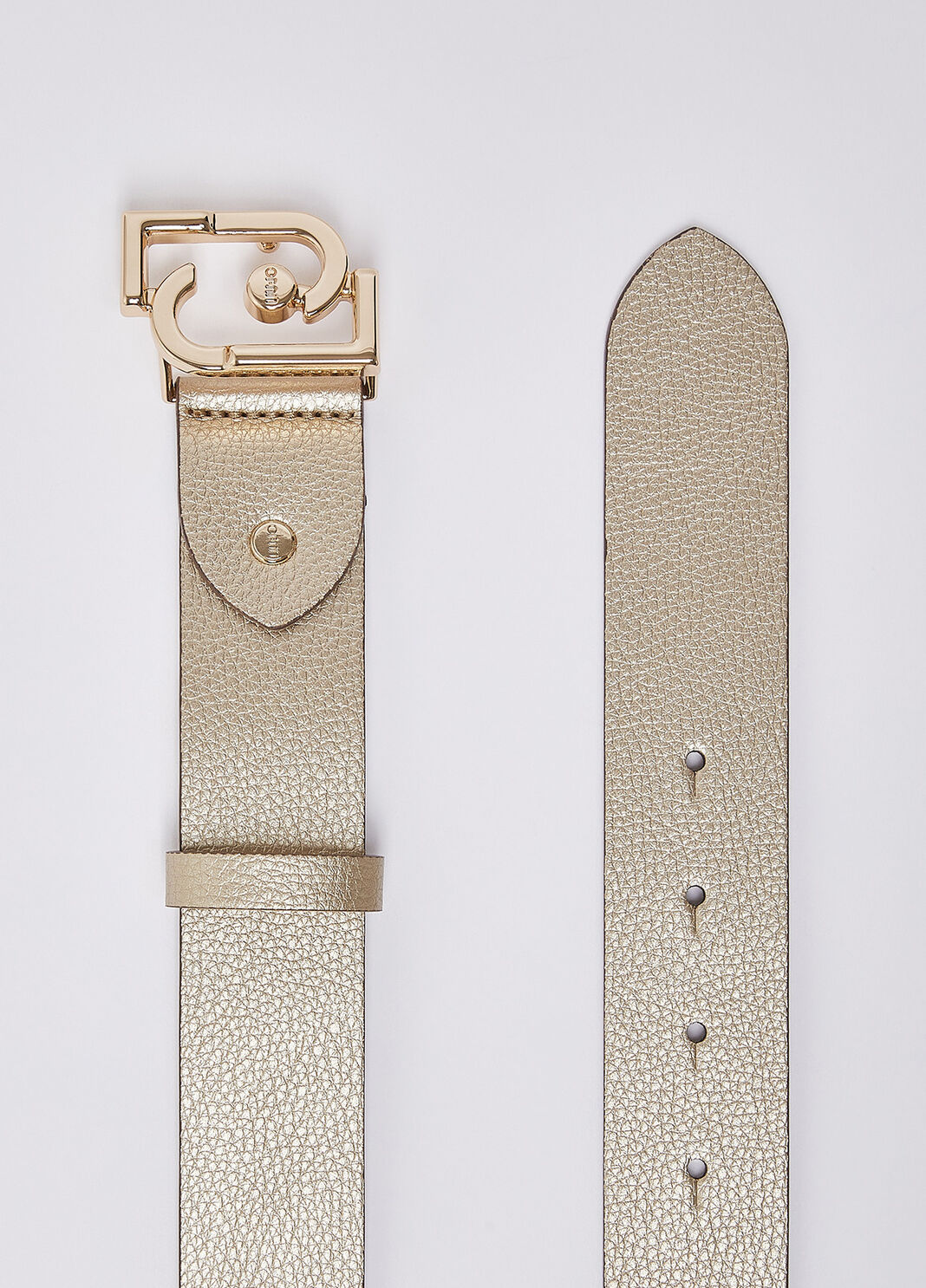 Ceinture avec logo or clair Liu Jo - large image number 4