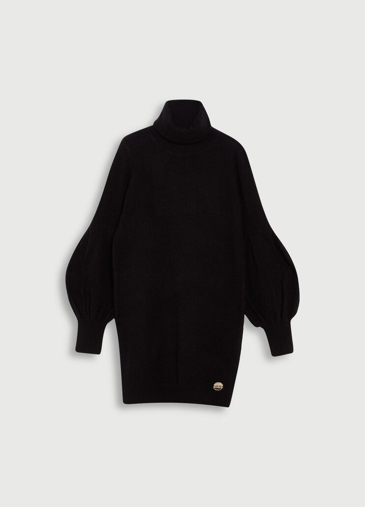 Knit dress black Liu Jo - large image number 4 Knit dress black Liu Jo - large image number 4
