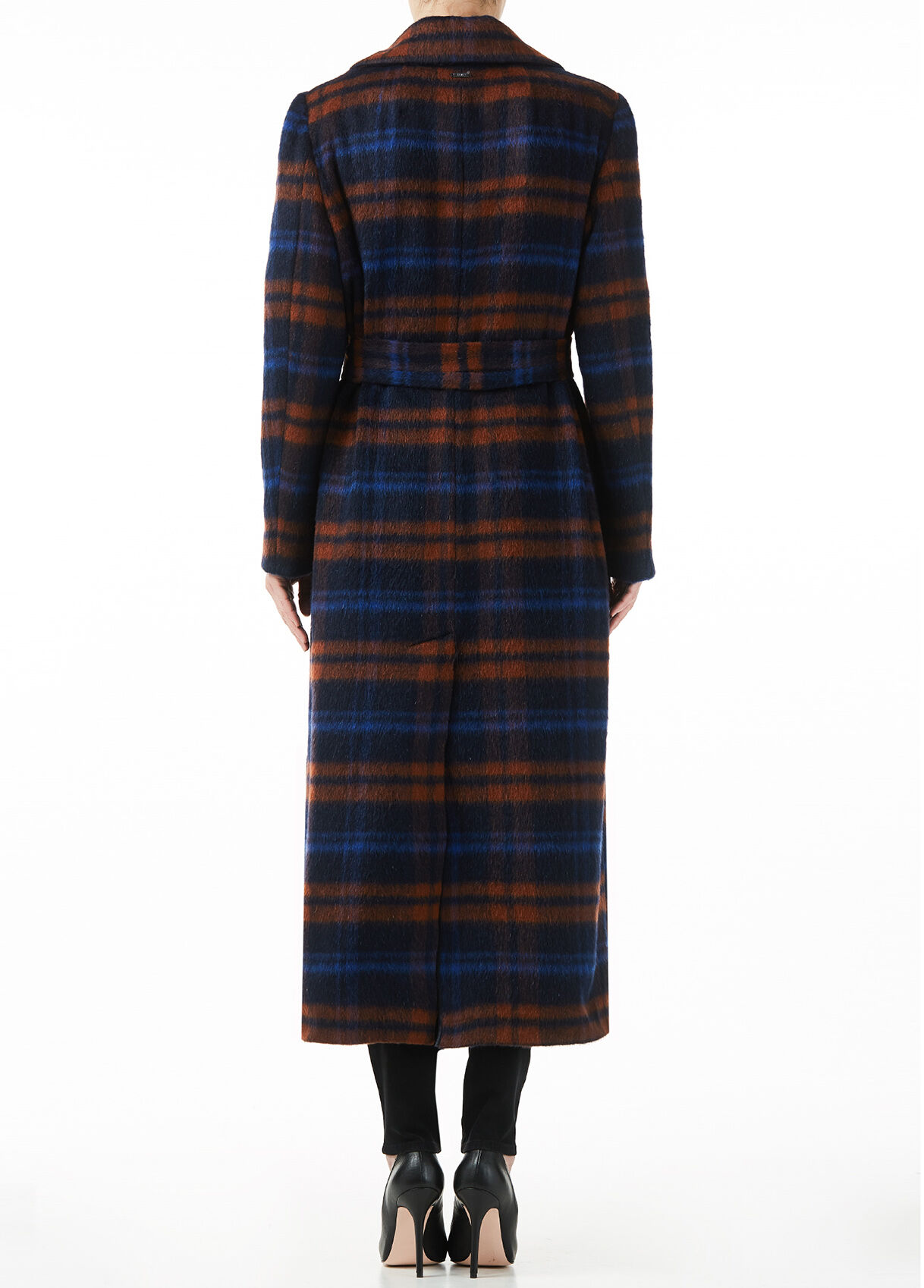 tartan overcoat