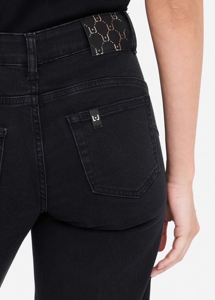 High-rise flared jeans black denim Liu Jo - medium High-rise flared jeans black denim Liu Jo - medium