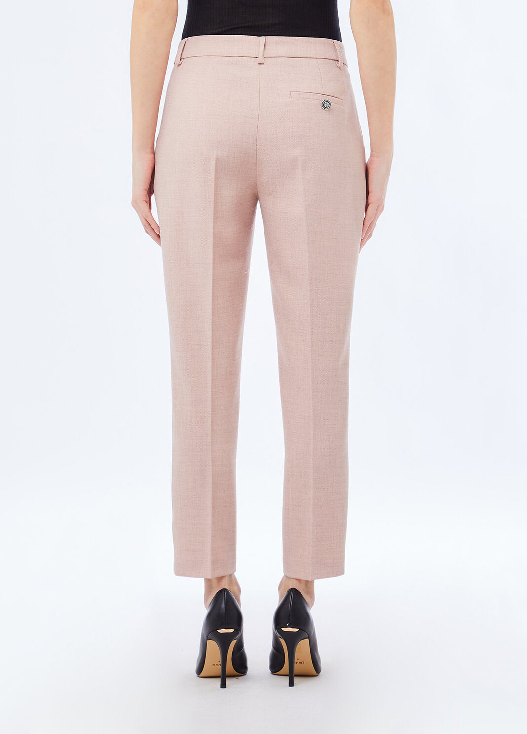 Melange fabric chinos pink Liu Jo - large image number 1