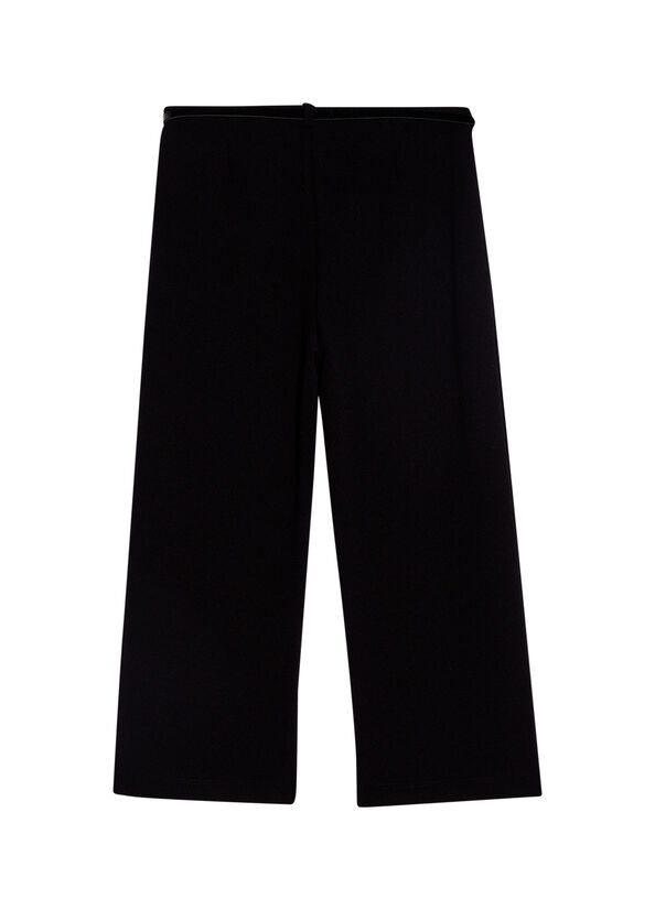 Wide trousers with belt black Liu Jo - large image number 1