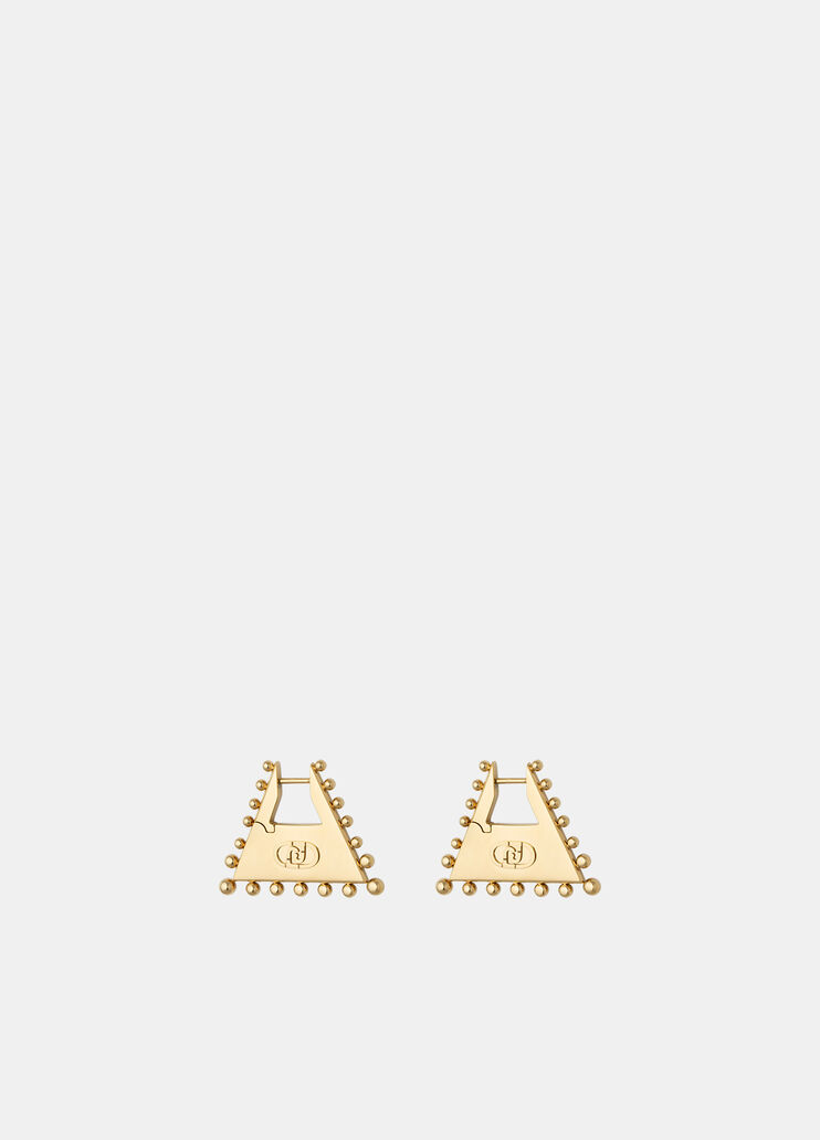Earrings with micro-studs gold Liu Jo - medium Earrings with micro-studs gold Liu Jo - medium