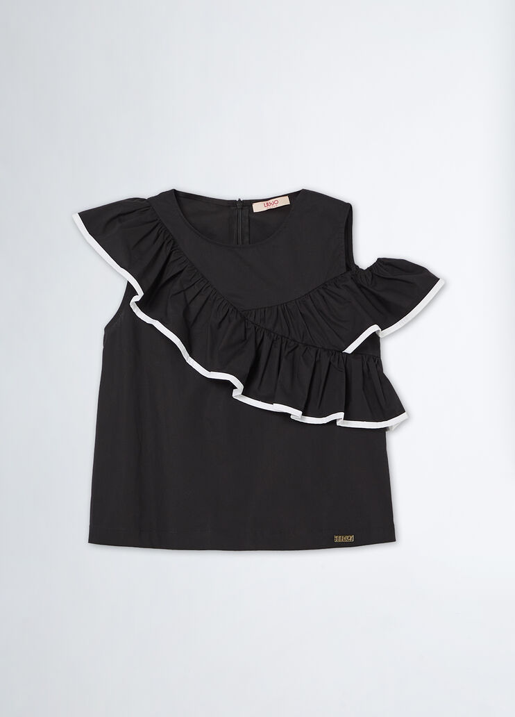Top with trim black Liu Jo - medium Top with trim black Liu Jo - medium