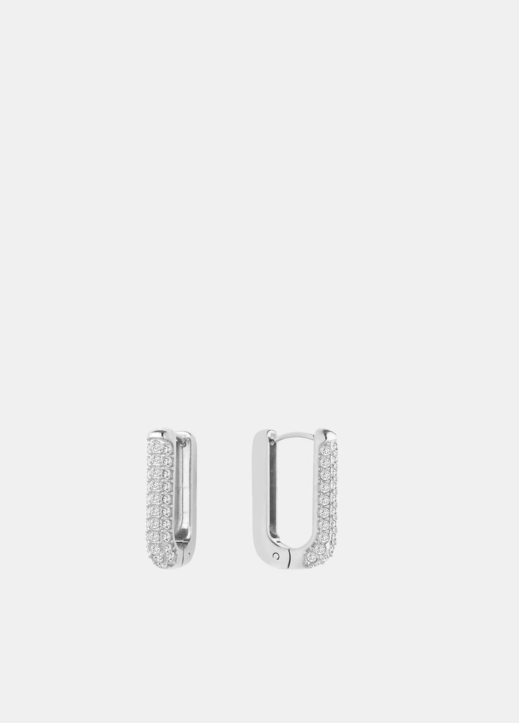 Diamanté earrings silver Liu Jo - medium Diamanté earrings silver Liu Jo - medium
