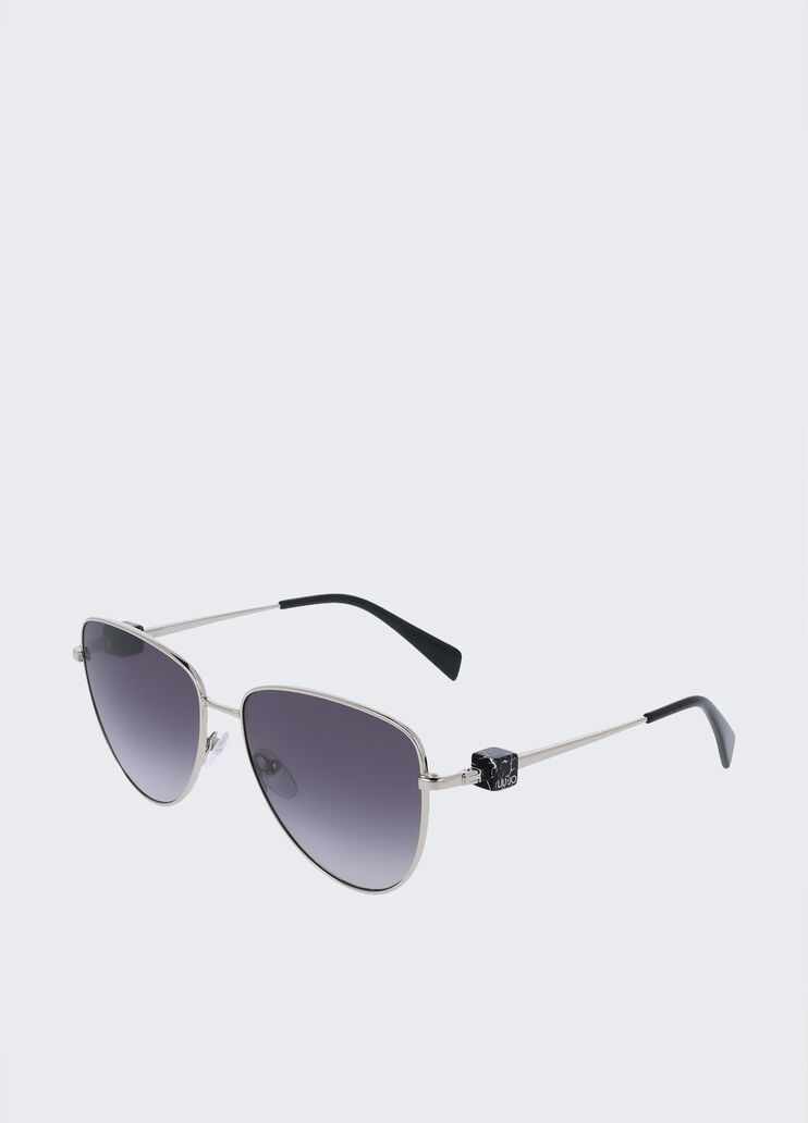 Teardrop sunglasses grey Liu Jo - large image number 2 Teardrop sunglasses grey Liu Jo - large image number 2