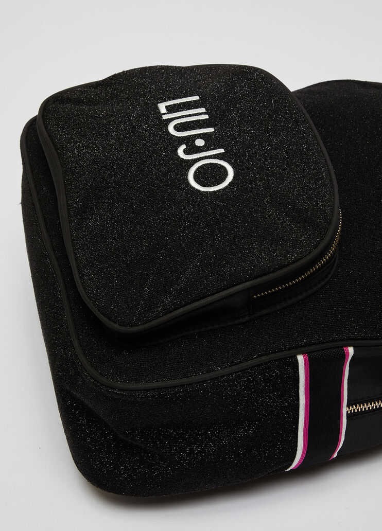 Рюкзак с логотипом чёрный Liu Jo - large image number 4