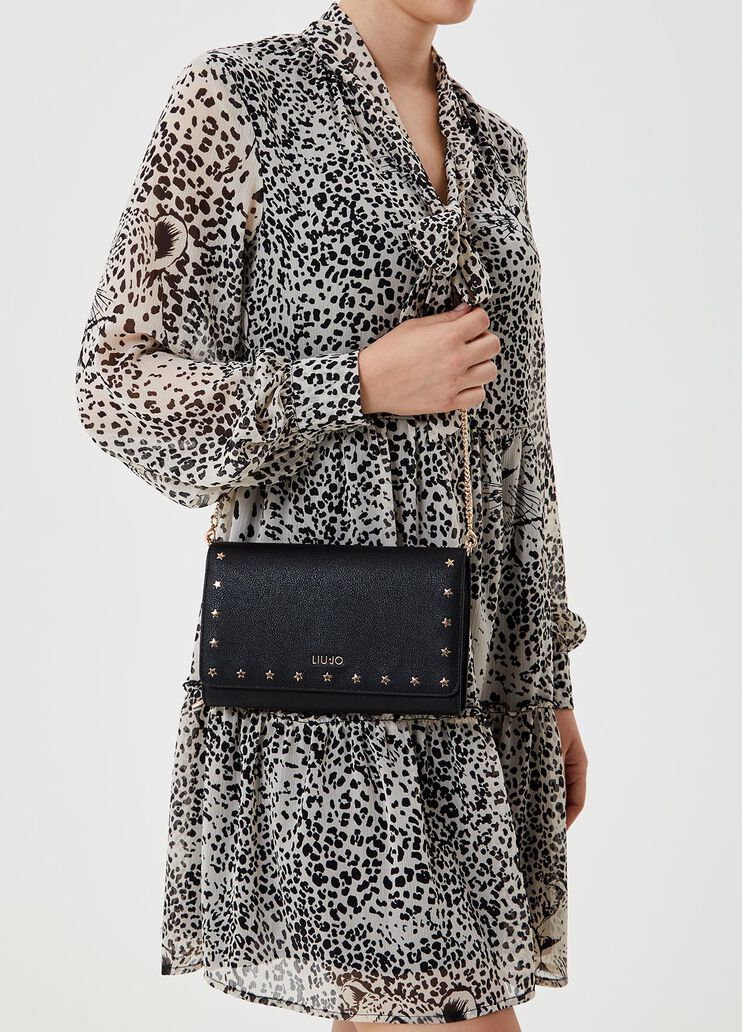 Clutch bag with stars Black Liu Jo - large image number 1 Clutch bag with stars Black Liu Jo - large image number 1