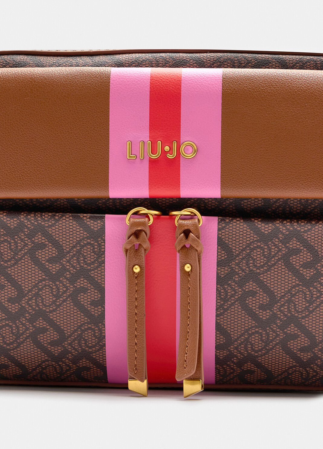 Medium crossbody bag with charm brown Liu Jo - large image number 6