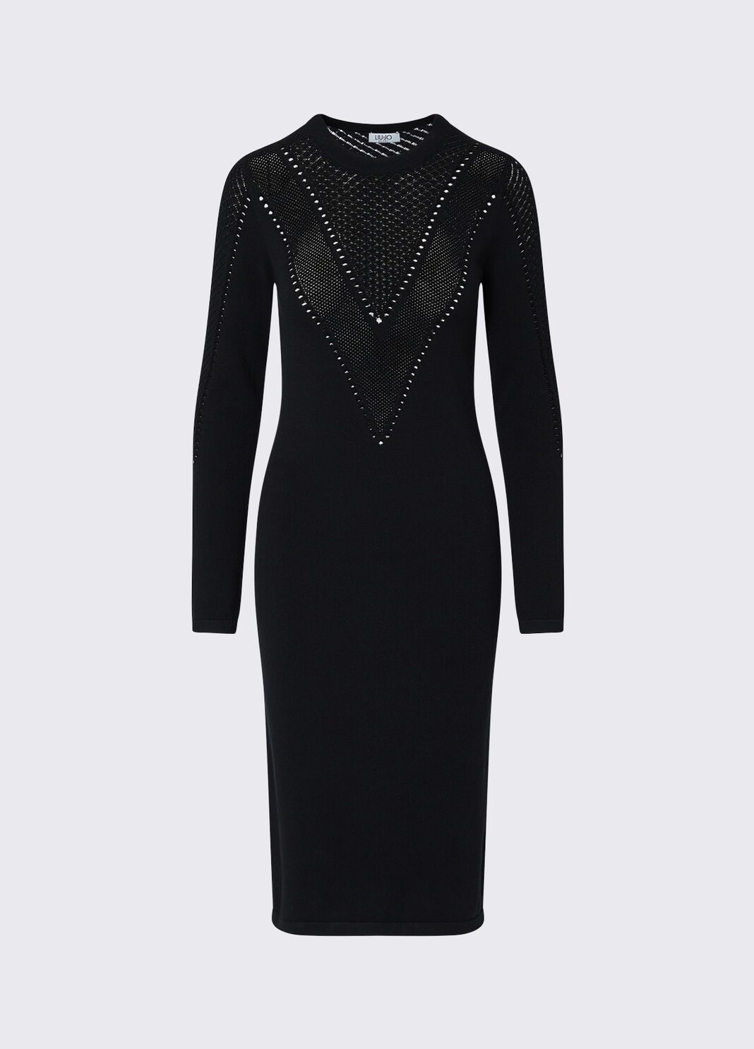 Knit Midi Dress black Liu Jo - large image number 6