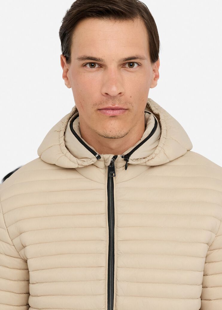 Quilted nylon jacket beige Liu Jo - large image number 2 Quilted nylon jacket beige Liu Jo - large image number 2