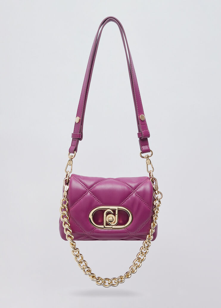 Sac LaPuffy petit mod&egrave;le matelass&eacute; violet Liu Jo - medium