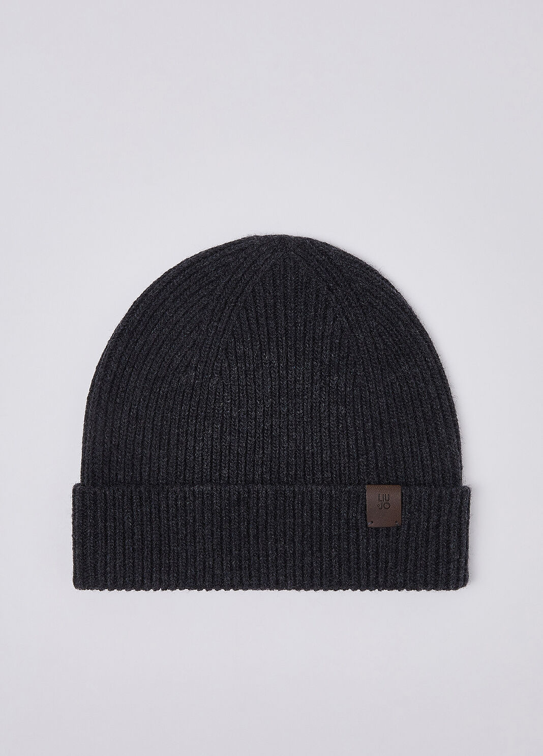 Beanie in wool dark grey Liu Jo - large image number 1