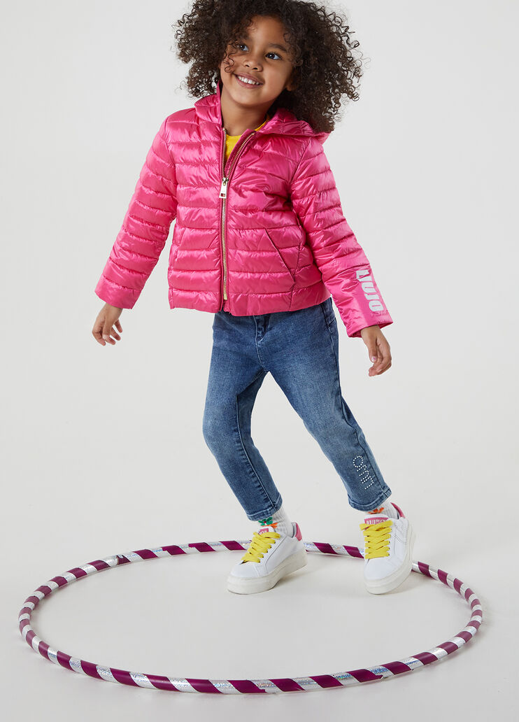 Padded jacket with hood pink Liu Jo - large image number 2