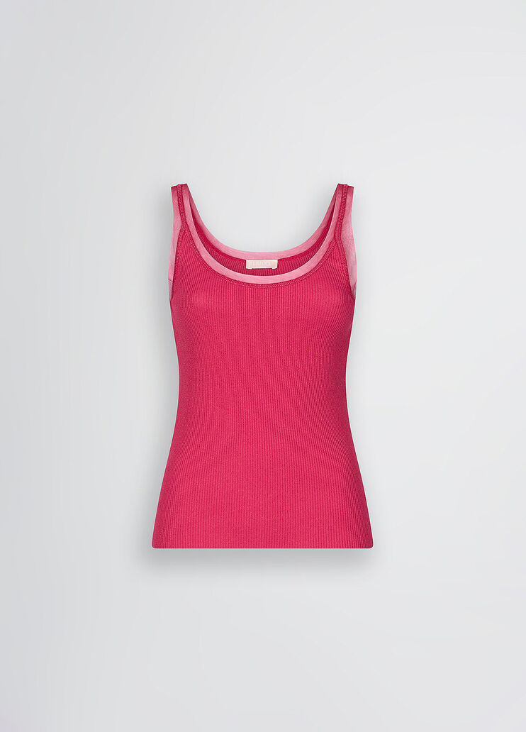 Knit top pink Liu Jo - large image number 6 Knit top pink Liu Jo - large image number 6