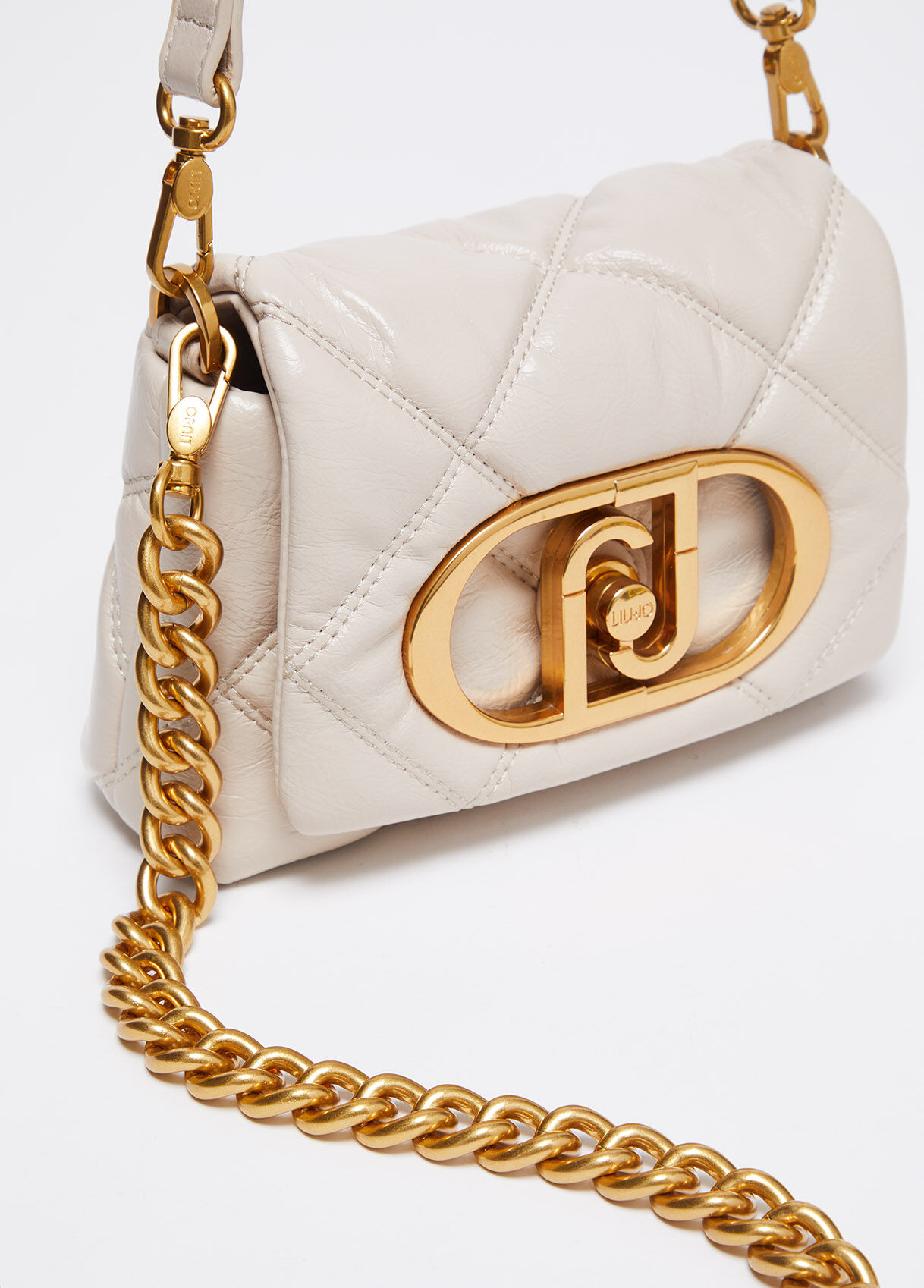Small matelasse LaPuffy bag colour cream Liu Jo