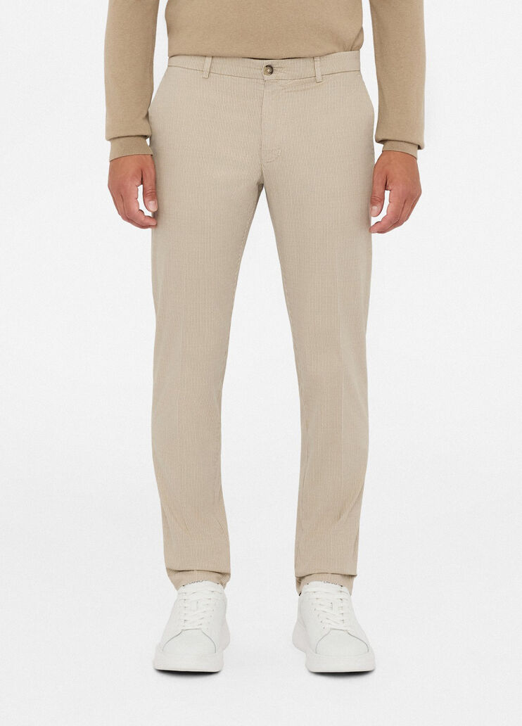 Striped trousers beige Liu Jo - medium Striped trousers beige Liu Jo - medium