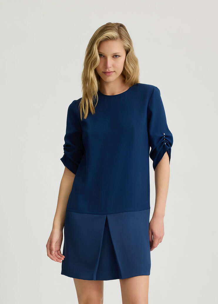 Envers satin dress blue Liu Jo - medium Envers satin dress blue Liu Jo - medium