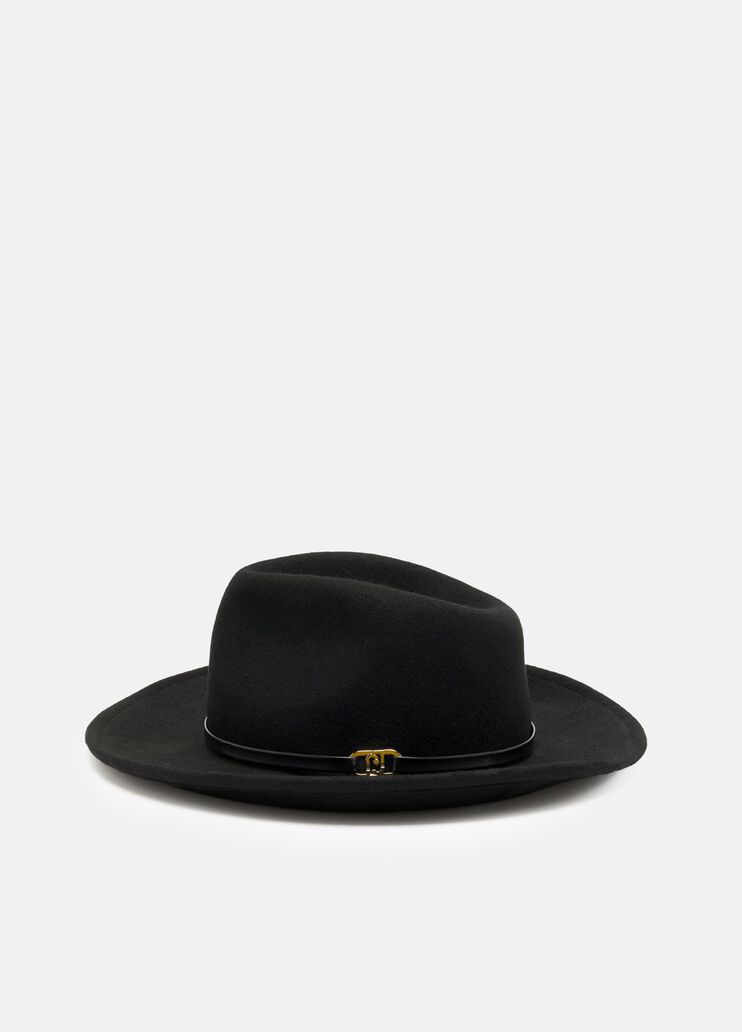 Bonnet en laine noir Liu Jo - large image number 2