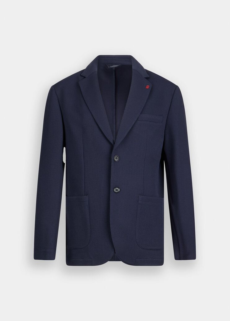 Jersey blazer dark blue Liu Jo - large image number 6 Jersey blazer dark blue Liu Jo - large image number 6