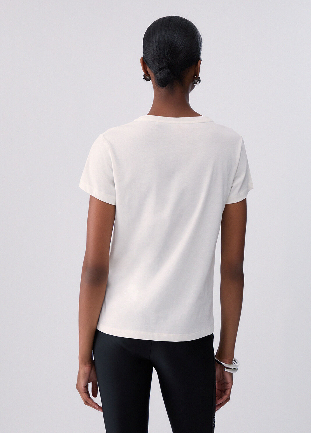 T-shirt avec imprim&eacute; angelo blanc Liu Jo - large image number 1