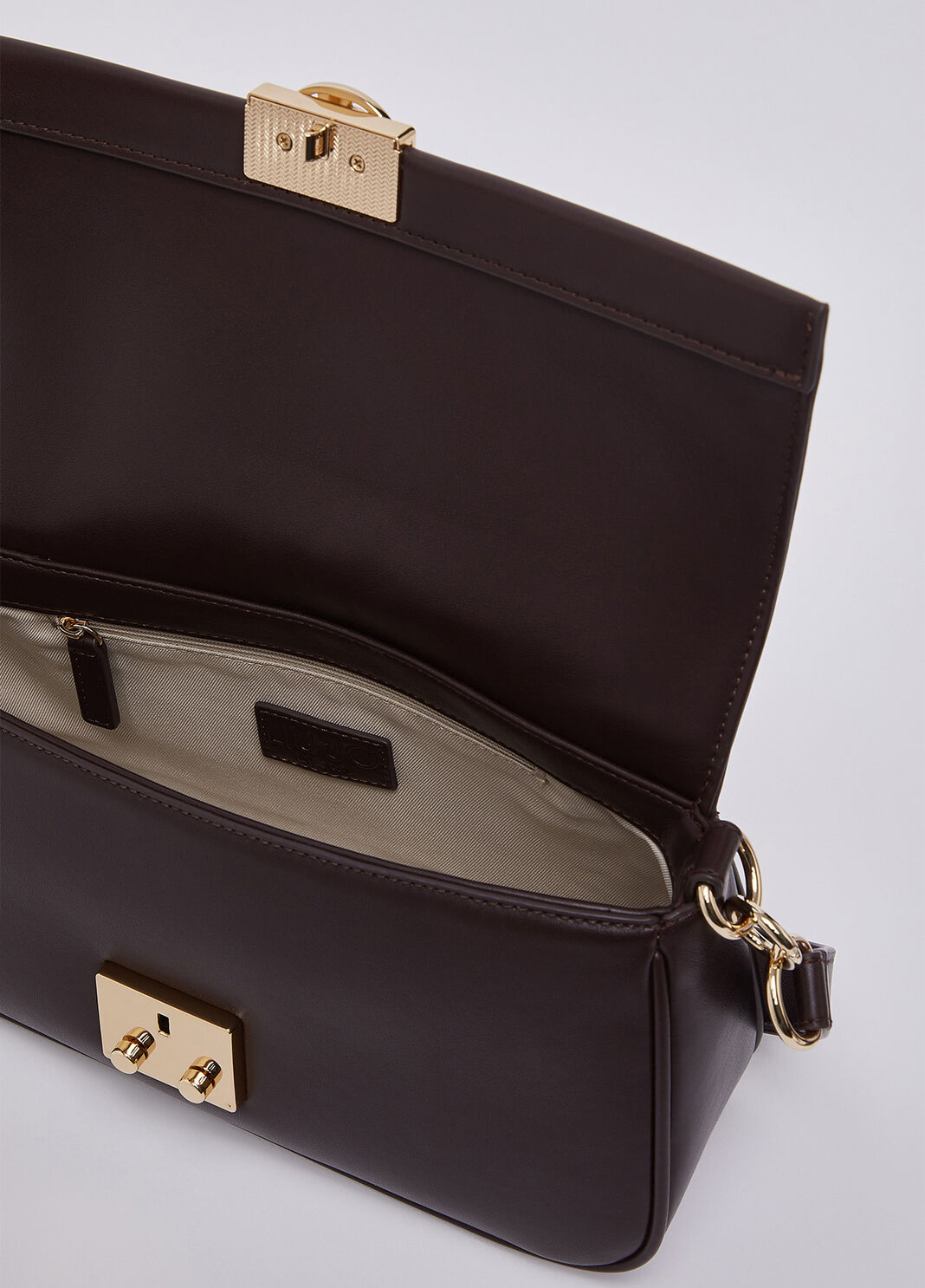 Borsa a spalla media melanzana Liu Jo - large image number 6