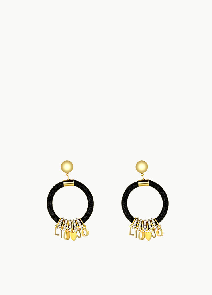 Earrings with jewel charm Steel Liu Jo - large image number 0 Earrings with jewel charm Steel Liu Jo - large image number 0