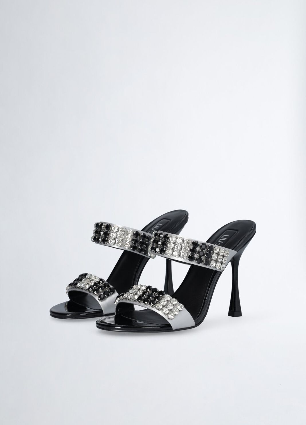 Jewel sandals with heel black Liu Jo - large image number 9